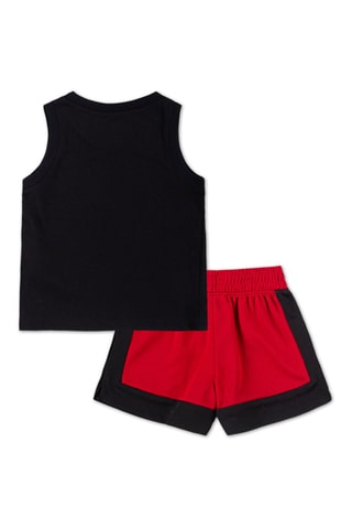 Débardeur et short Brooklyn - Noir et rouge