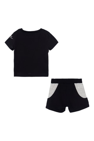 Tshirt et short Amplify - Blanc, noir et gris