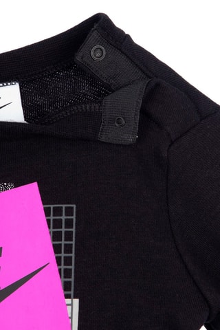 Sweat et pantalon - Noir, rose et gris