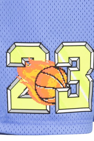 Short - Blanc, vert et violet