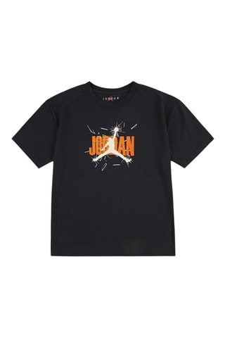 Tshirt - Blanc, noir et orange