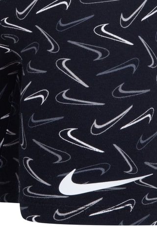 Cycliste Swoosh - Blanc et noir