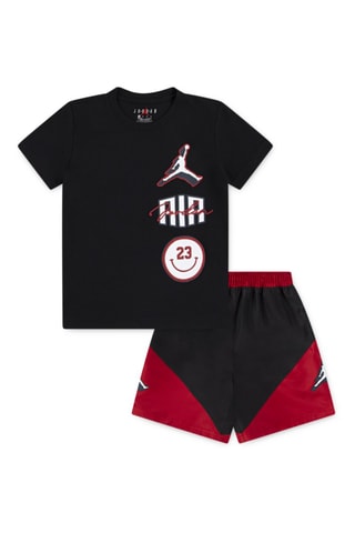 T-shirt et short Jumpman - Jordan - Noir et rouge