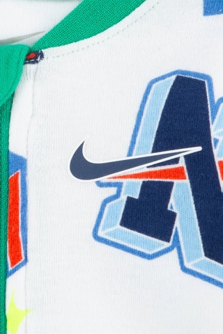 Grenouillère Next Gen Aop Footed - Nike - Blanc et bleu