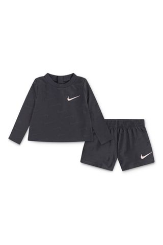 Tshirt et short Swoosh Motion - Gris