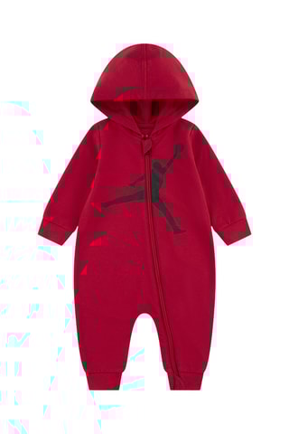 Grenouillère à capuche - Rouge