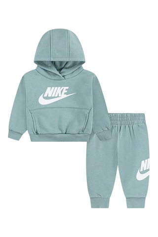 Sweat à capuche et pantalon polaires - Vert