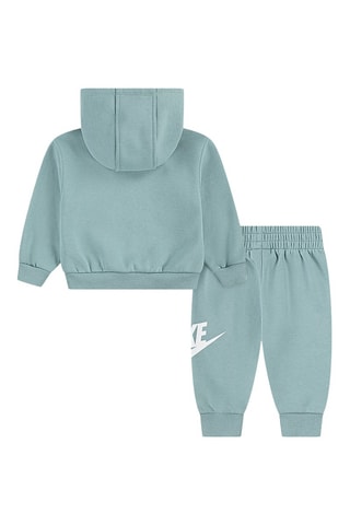 Sweat à capuche et pantalon polaires - Vert