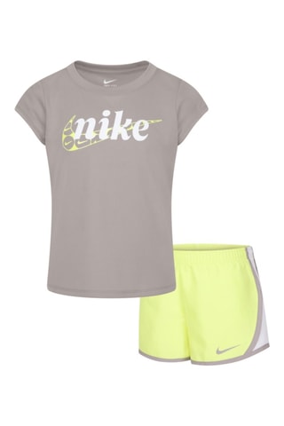 Tshirt et short Essentials - Vert et gris