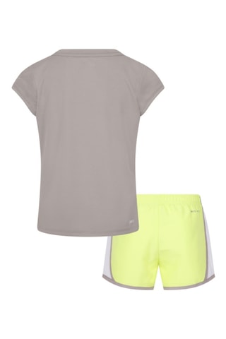 Tshirt et short Essentials - Vert et gris