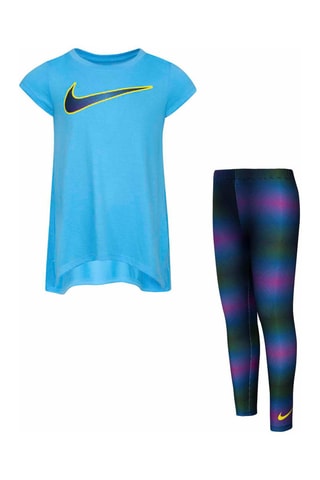 T-shirt et legging - Nike - Bleu