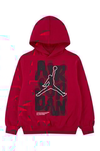 Sweat à capuche - Blanc, noir et rouge