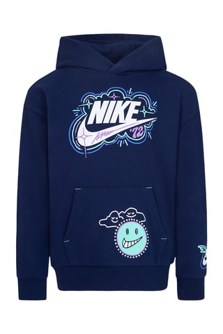 Sweat à capuche - Bleu