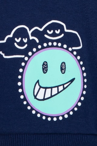 Sweat à capuche - Bleu