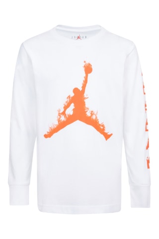 T-shirt Flames - Jordan - Bleu et orange
