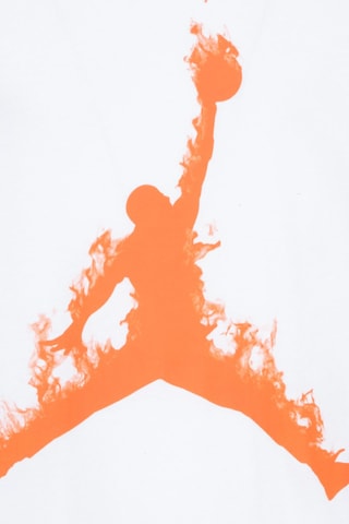 T-shirt Flames - Jordan - Bleu et orange