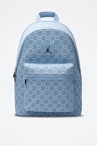 Sac à dos en jean - Blanc et bleu