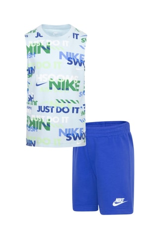 Débardeur et short - Bleu