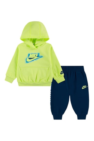 Sweat à capuche et pantalon polaires - Bleu