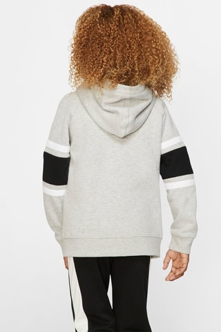 Sweat à capuche - Blanc, noir et gris