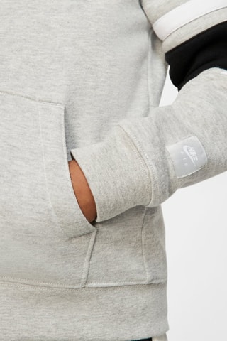 Sweat à capuche - Blanc, noir et gris