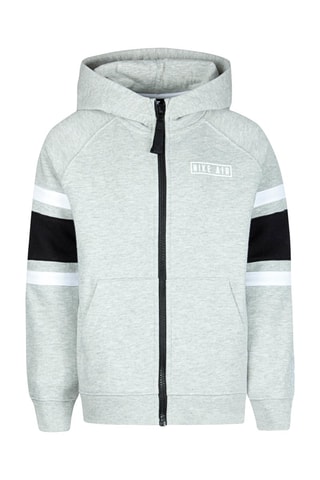 Sweat à capuche - Blanc, noir et gris