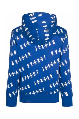 Sweat à capuche - Blanc et bleu