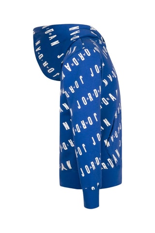 Sweat à capuche - Blanc et bleu