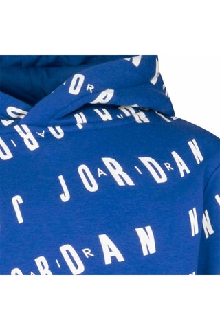 Sweat à capuche - Blanc et bleu