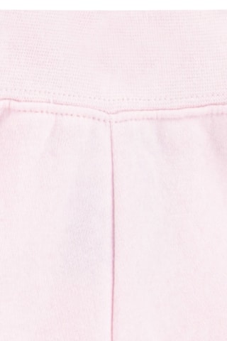 Sweat et short polaire - Blanc et rose