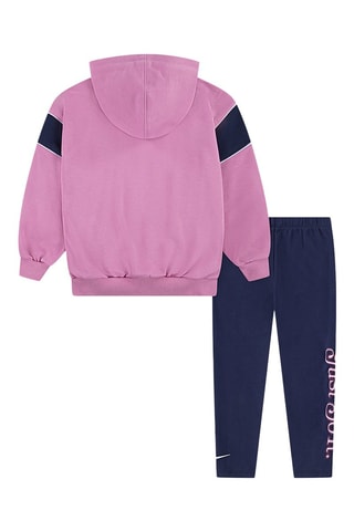 Sweat à capuche et legging - Bleu