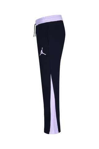 Pantalon de survêtement polaire - Noir et violet