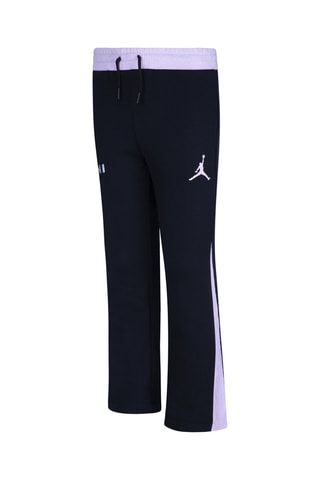 Pantalon de survêtement polaire - Noir et violet