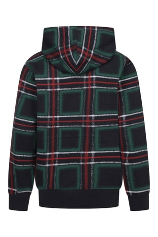 Sweat polaire à capuche Brooklyn - Noir, rouge et vert