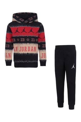 Sweat et pantalon Holiday - Jordan - Noir et rouge
