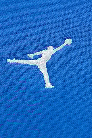 Sweat polaire à capuche - Blanc et bleu