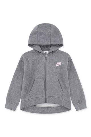 Sweat polaire à capuche - Gris