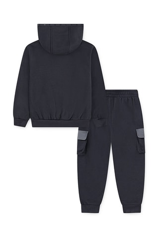 Sweat à capuche et pantalon polaire - Noir