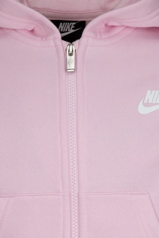 Sweat polaire à capuche - Rose