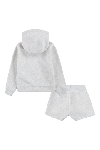 Sweat à capuche et short - Noir et gris