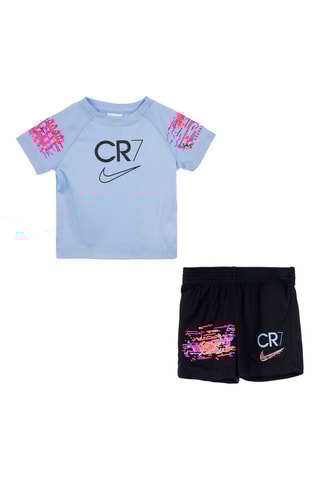 Tshirt et short - Noir, rouge, bleu et violet