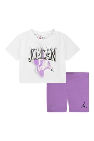 T-shirt et cycliste - Violet
