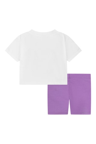 T-shirt et cycliste - Violet