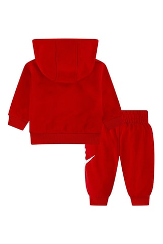 Sweat à capuche et pantalon - Blanc et rouge