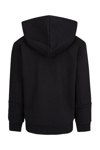Sweat polaire à capuche - Blanc, noir et rouge