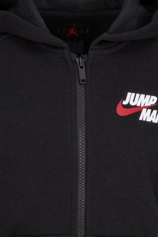 Sweat polaire à capuche - Blanc, noir et rouge