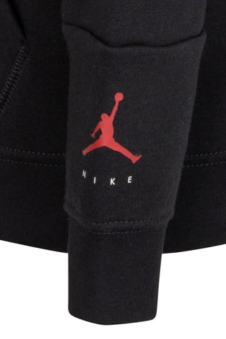 Sweat polaire à capuche - Blanc, noir et rouge