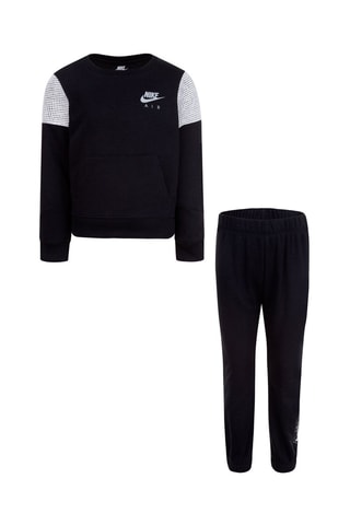 Sweat et jogging polaire - Blanc et noir
