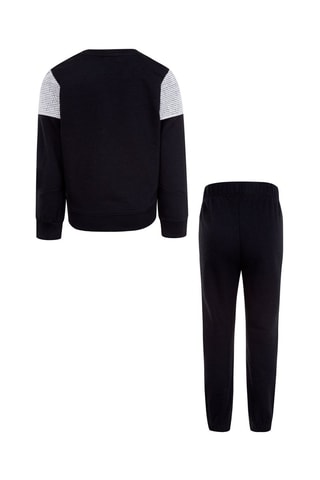 Sweat et jogging polaire - Blanc et noir