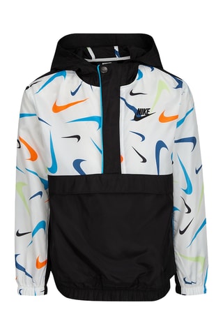 Coupe-vent à capuche - Noir